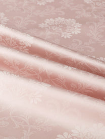Close-up of the woven floral jacquard pattern