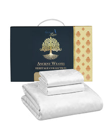 Heritage gift box with folded bedsheet set