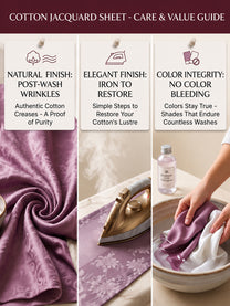 Cotton jacquard care guide