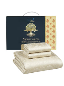 Heritage gift box with folded bedsheet set