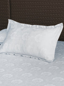Matching pillow cover with flange border