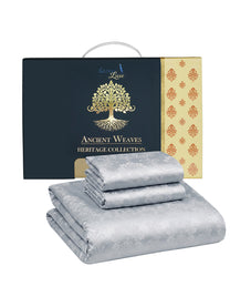 Heritage gift box with folded bedsheet set