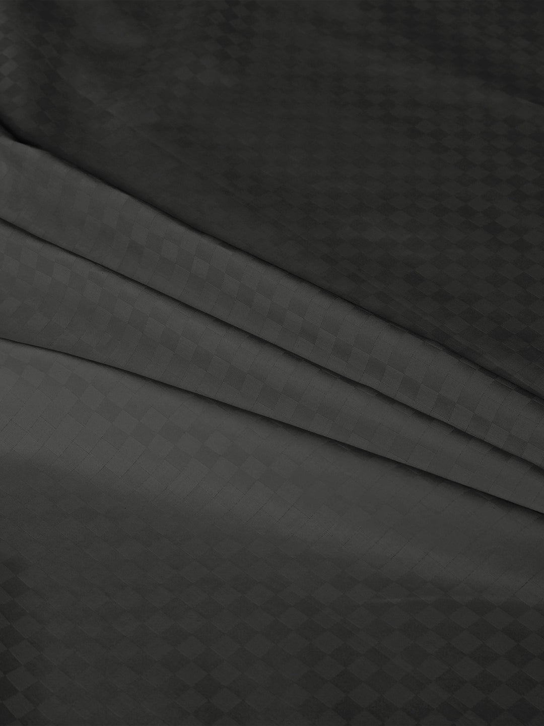 Close-up of the checkered jacquard weave
