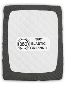 360-degree elastic grips the mattress
