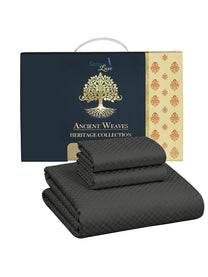 Heritage gift box with folded fitted sheet set