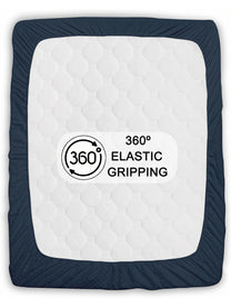 360-degree elastic grips the mattress