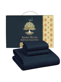 Heritage gift box with folded fitted sheet set