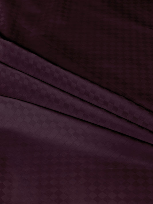 Close-up of the checkered jacquard weave
