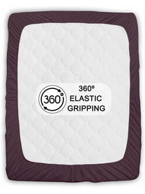 360-degree elastic grips the mattress