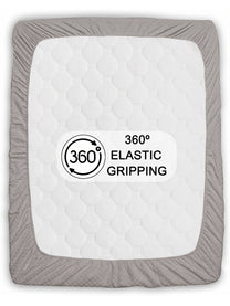 360-degree elastic grips the mattress