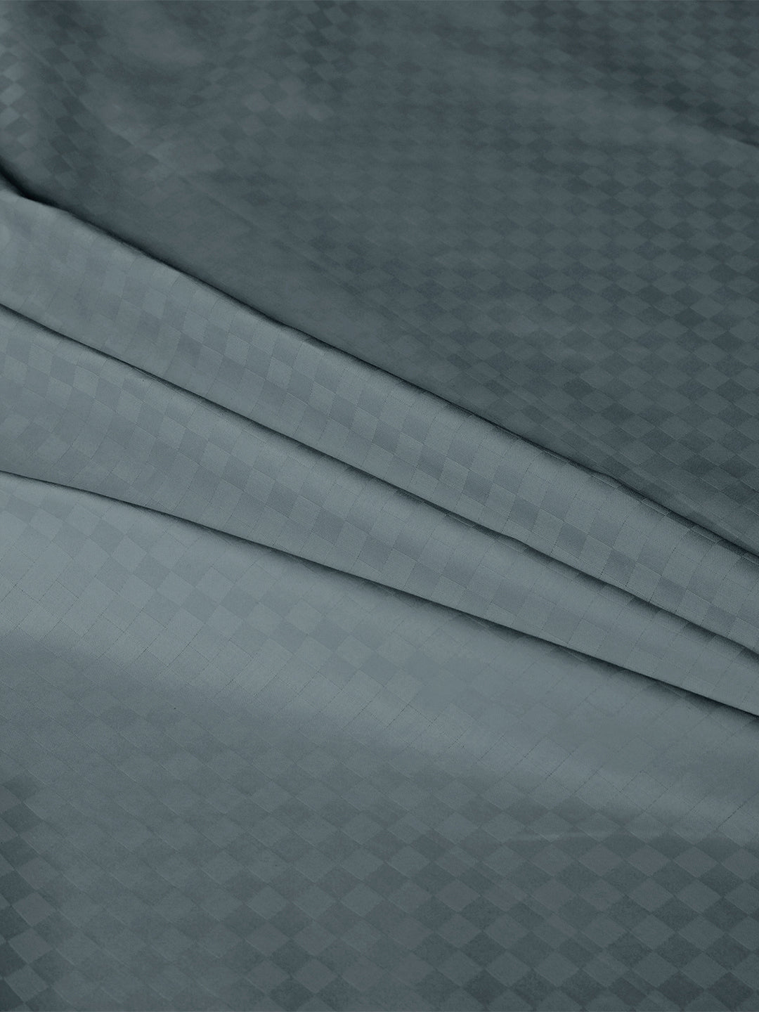 Close-up of the checkered jacquard weave