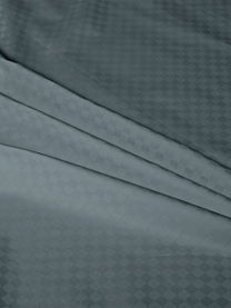Close-up of the checkered jacquard weave