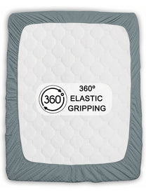 360-degree elastic grips the mattress