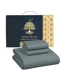 Heritage gift box with folded fitted sheet set