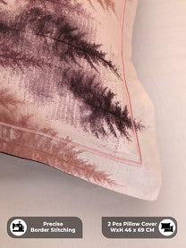 Precise border stitching on pillow covers