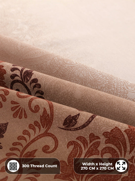 300 thread count sateen cotton close-up