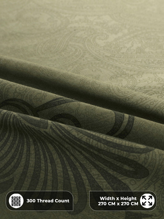 300 thread count sateen cotton close-up
