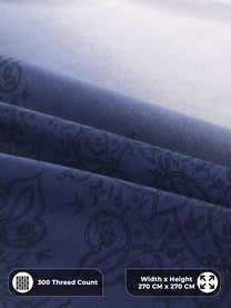 300 thread count sateen cotton close-up