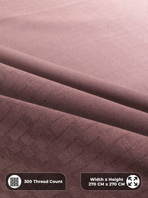 300 thread count sateen cotton close-up