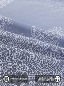 300 thread count sateen cotton close-up