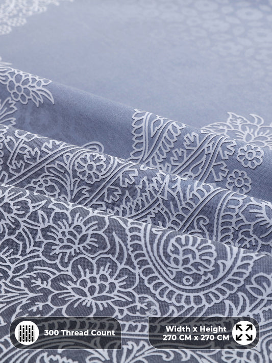 300 thread count sateen cotton close-up
