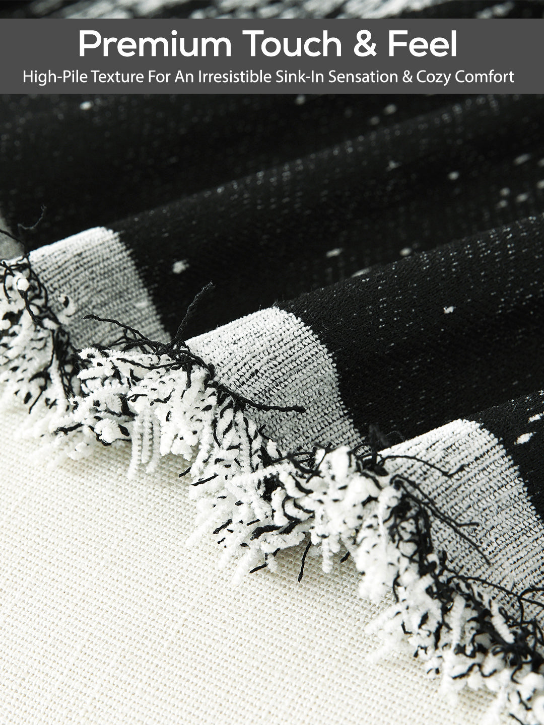 Premium high-pile chenille texture
