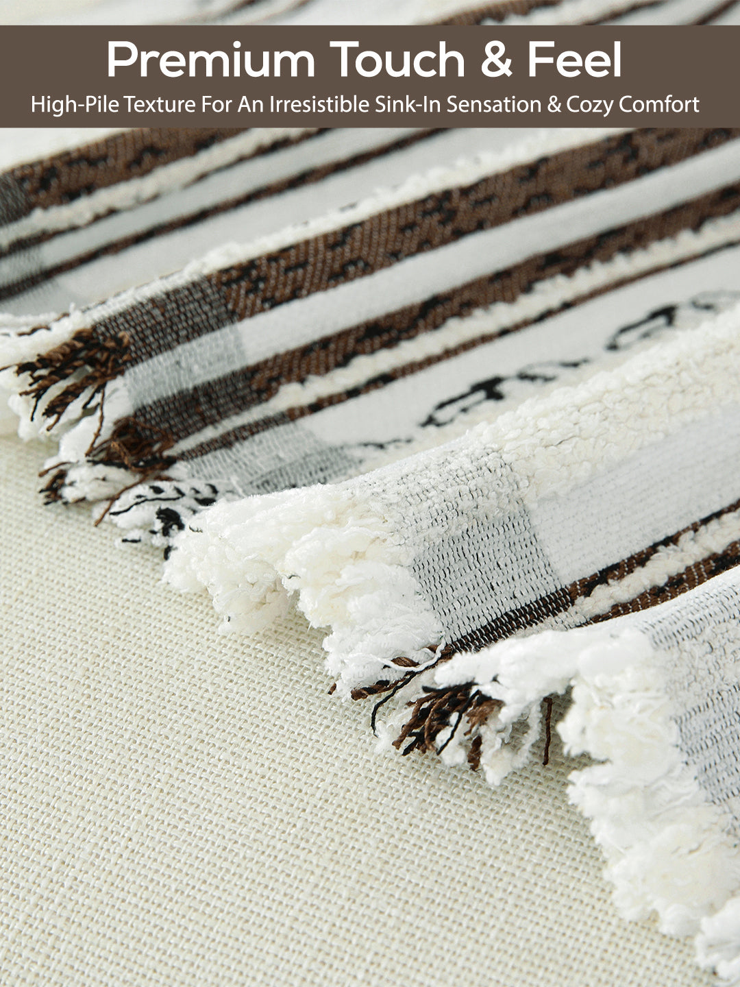 Premium high-pile chenille texture
