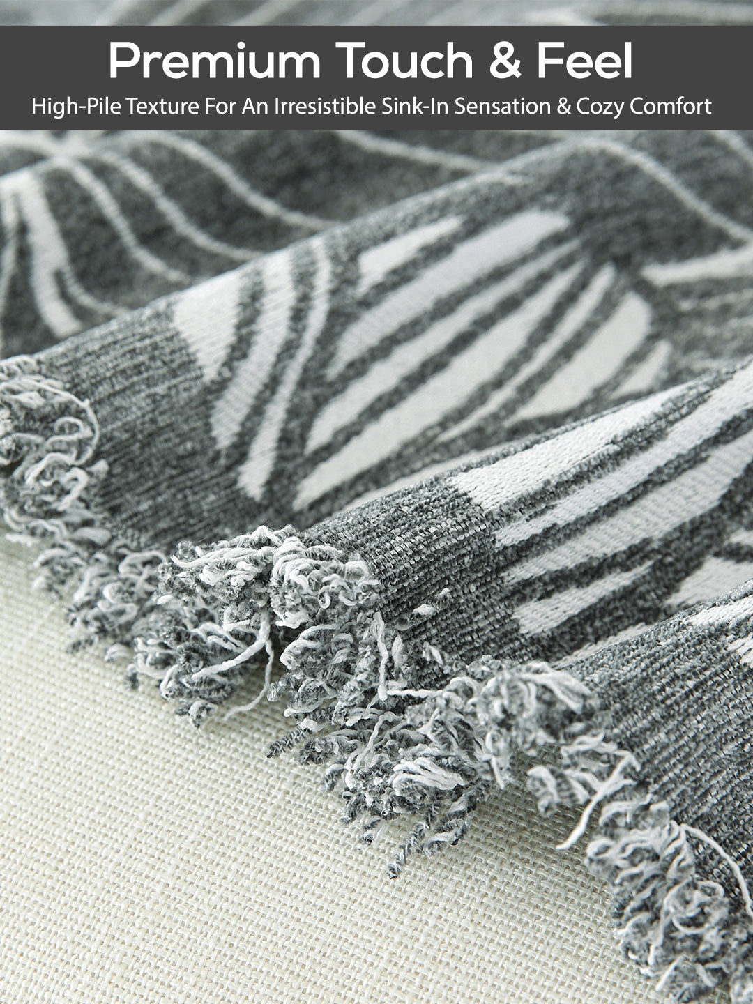 Premium high-pile chenille texture