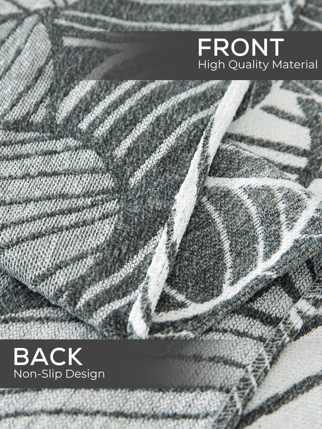 Front and non-slip back