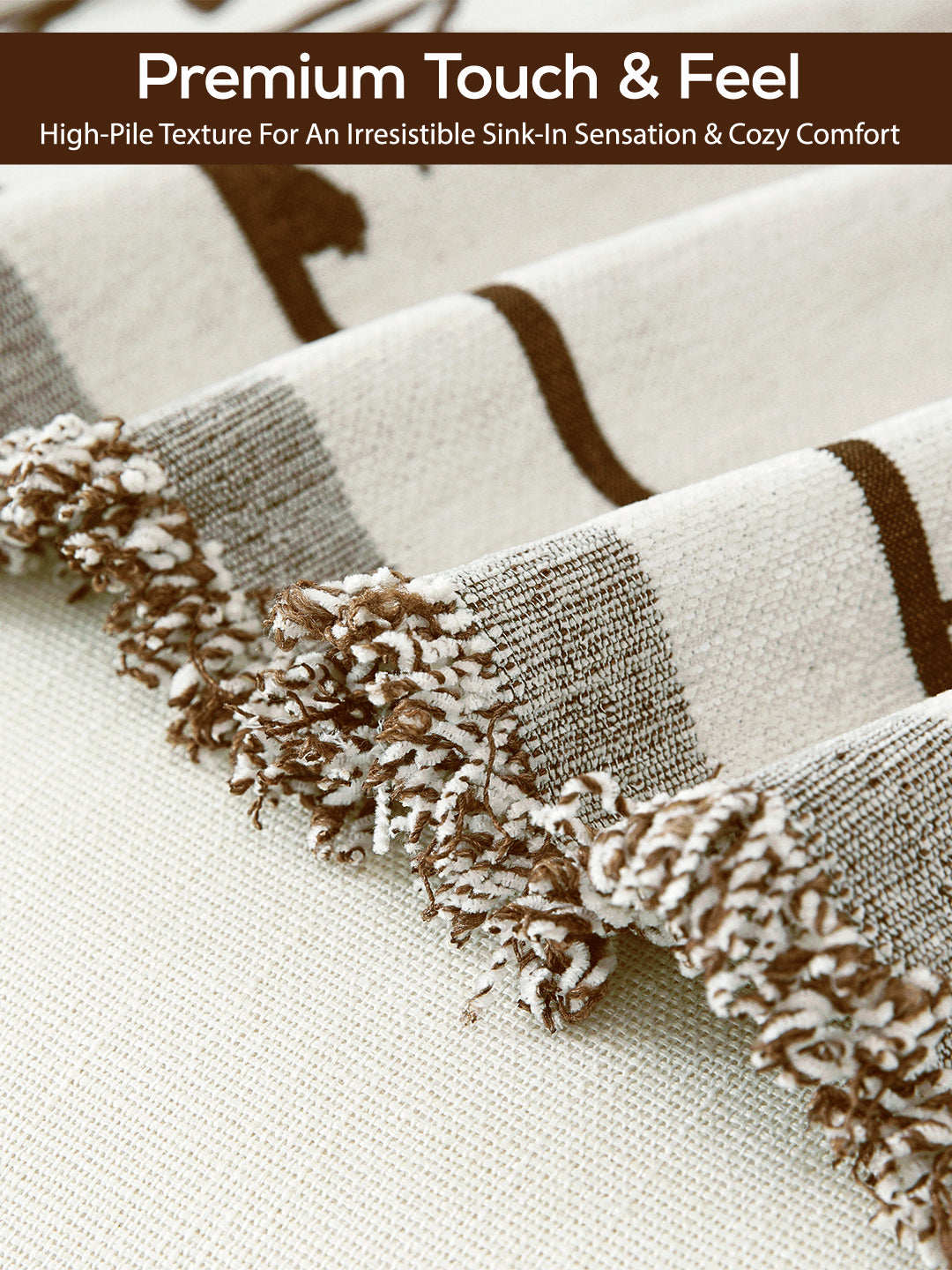 Premium high-pile chenille texture