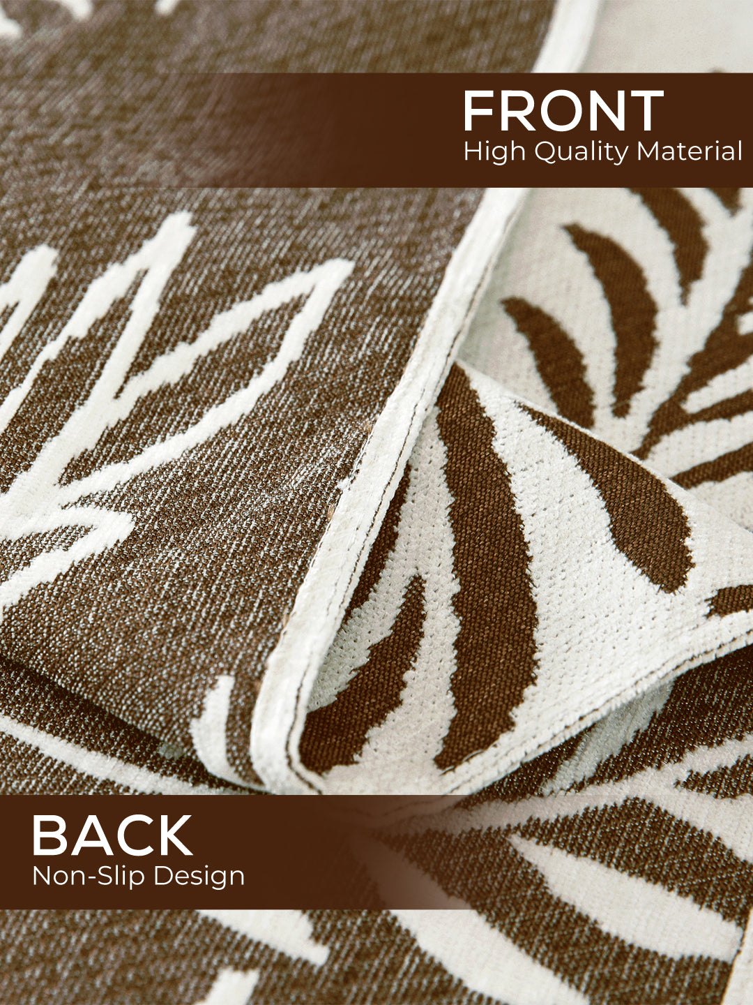 Front and non-slip back