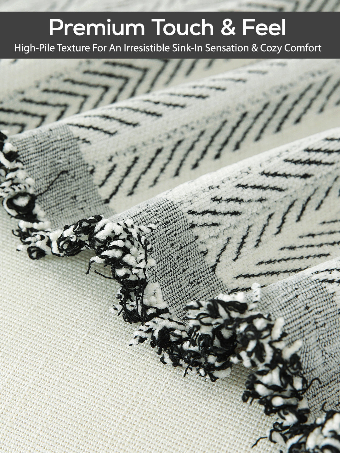 Premium high-pile chenille texture