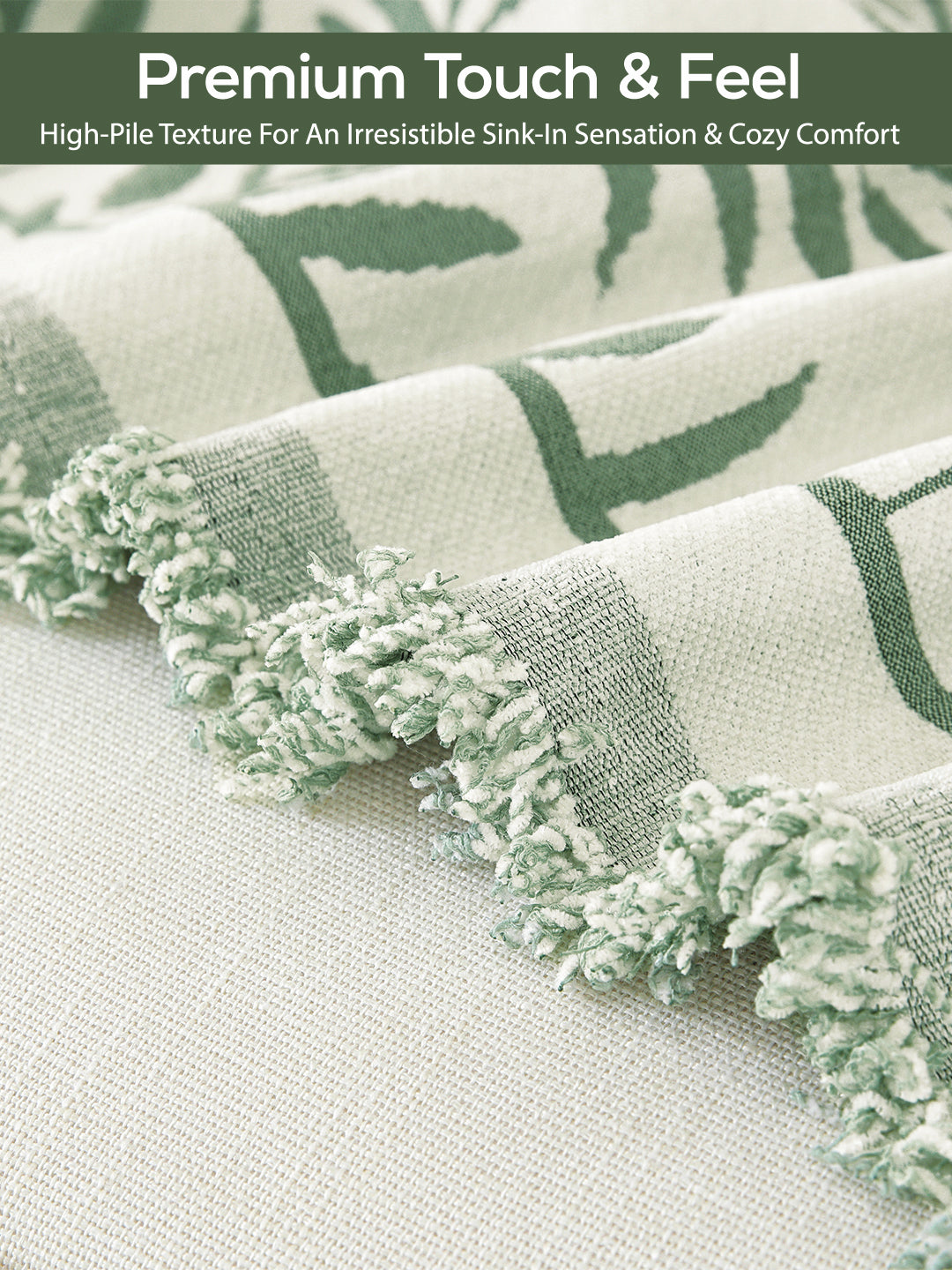 Premium high-pile chenille texture