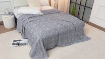 Super Soft Cambric Cotton Grey Double Dohar
