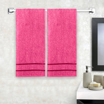 Story@Home 2 Units 100% Cotton Ladies Bath Towel - Pink