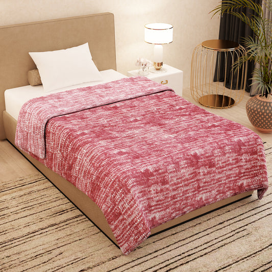 Luxe Blanket 500 GSM Pink Single Size