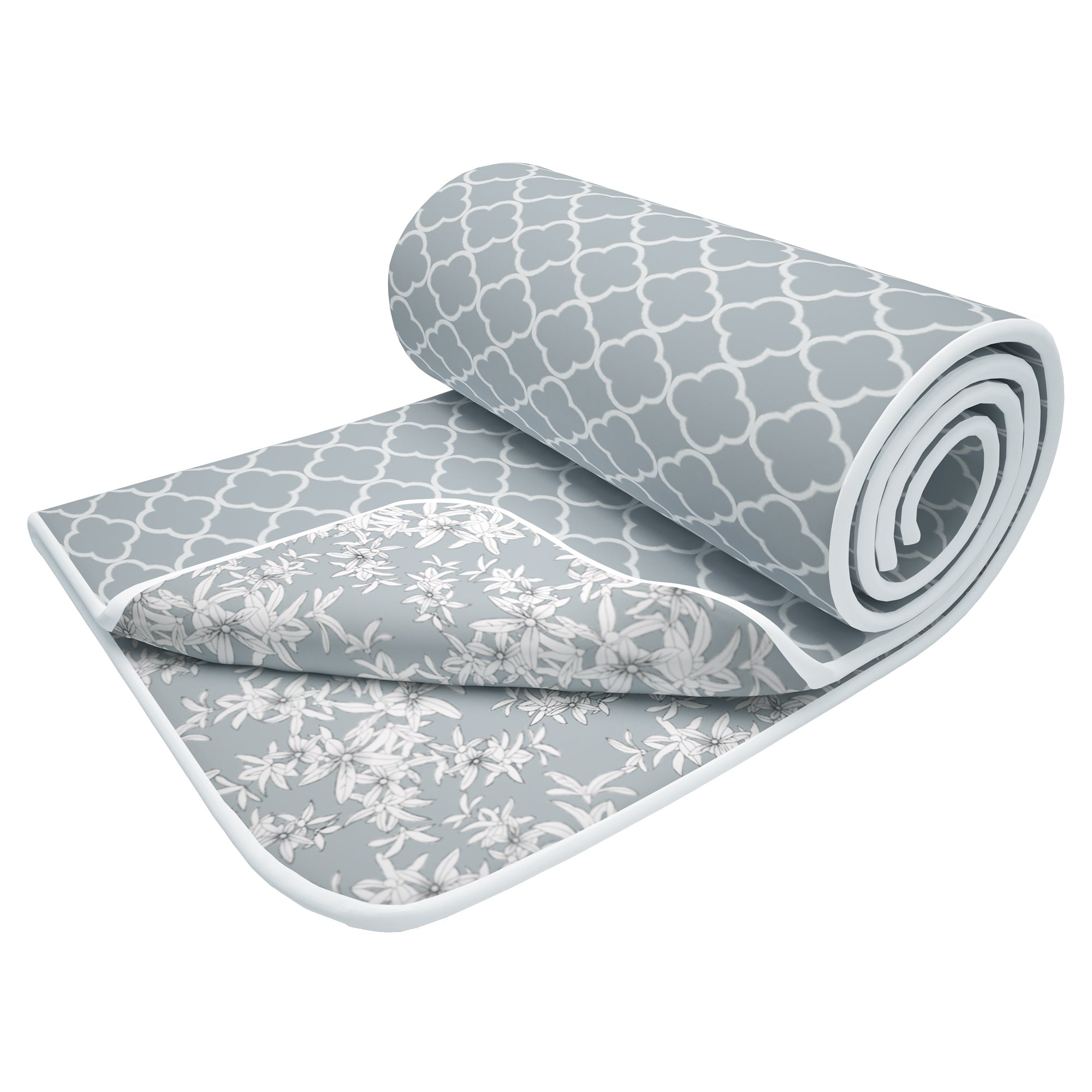 Super Soft Cambric Cotton Grey Double Dohar