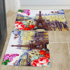 Story@Home 2 Units Premium Fabric Modern City Aqua Door Mat -Multicolor- 60 cm X 40 cm