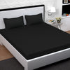 PAVO Tranquil Luxurious Premium Hotel Quality  (Charcoal Black) King size Bedsheet