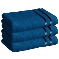 Story@Home 3 Units 100% Cotton Ladies Bath Towels - Navy