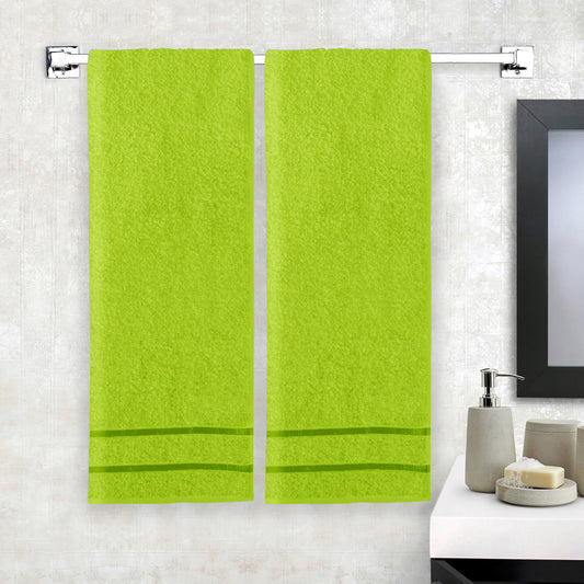 Story@Home 2 Units 100% Cotton Bath Towels - Green