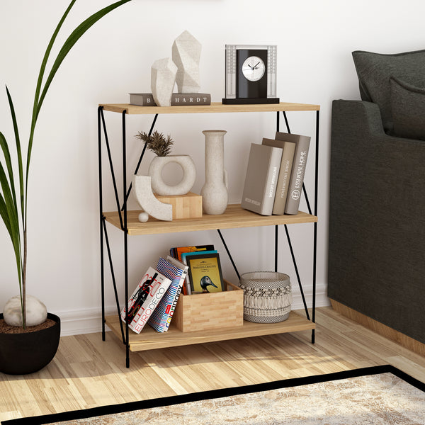 Bed Rack Table Lazywud DIY String Rack Bed Side Table For Bedroom and Corner Table fo ...