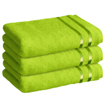 Story@Home 3 Units 100% Cotton Ladies Bath Towels - Green