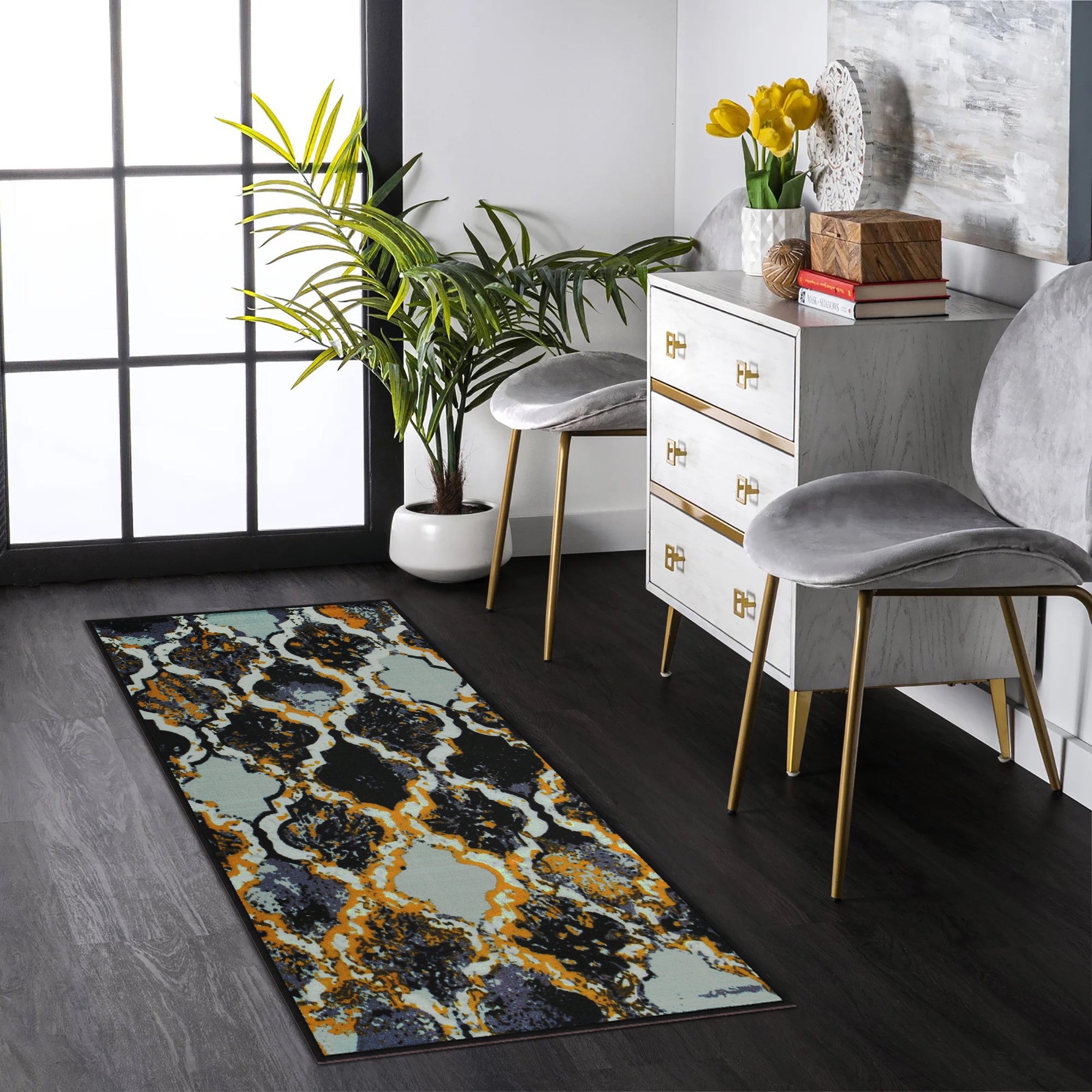 Ethnic Grunge Pattern Multicolor Rustico Rug/Carpet