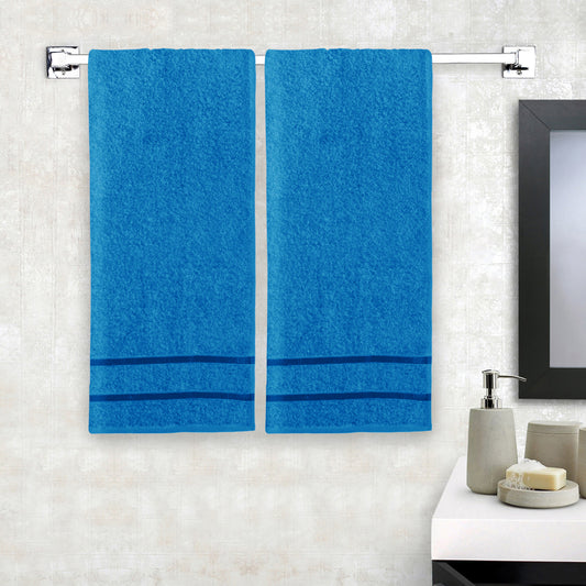 Story@Home 2 Units 100% Cotton Ladies Bath Towel - Blue
