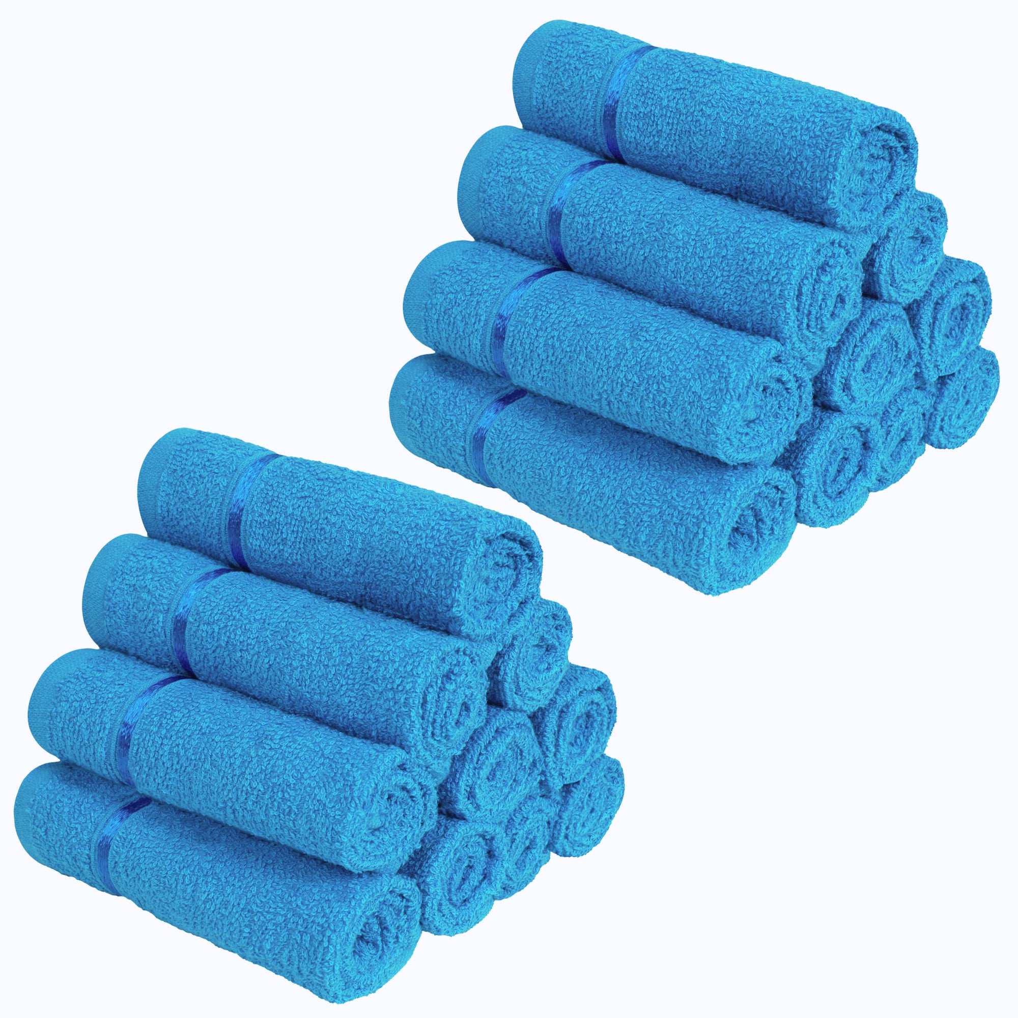 Story@Home 20 Units 100% Cotton Face Towels - Blue