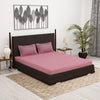 300 TC Pink 1 King Size Bedsheet With 2 Pillow Cover