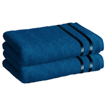 Story@Home 2 Units 100% Cotton Bath Towels - Navy