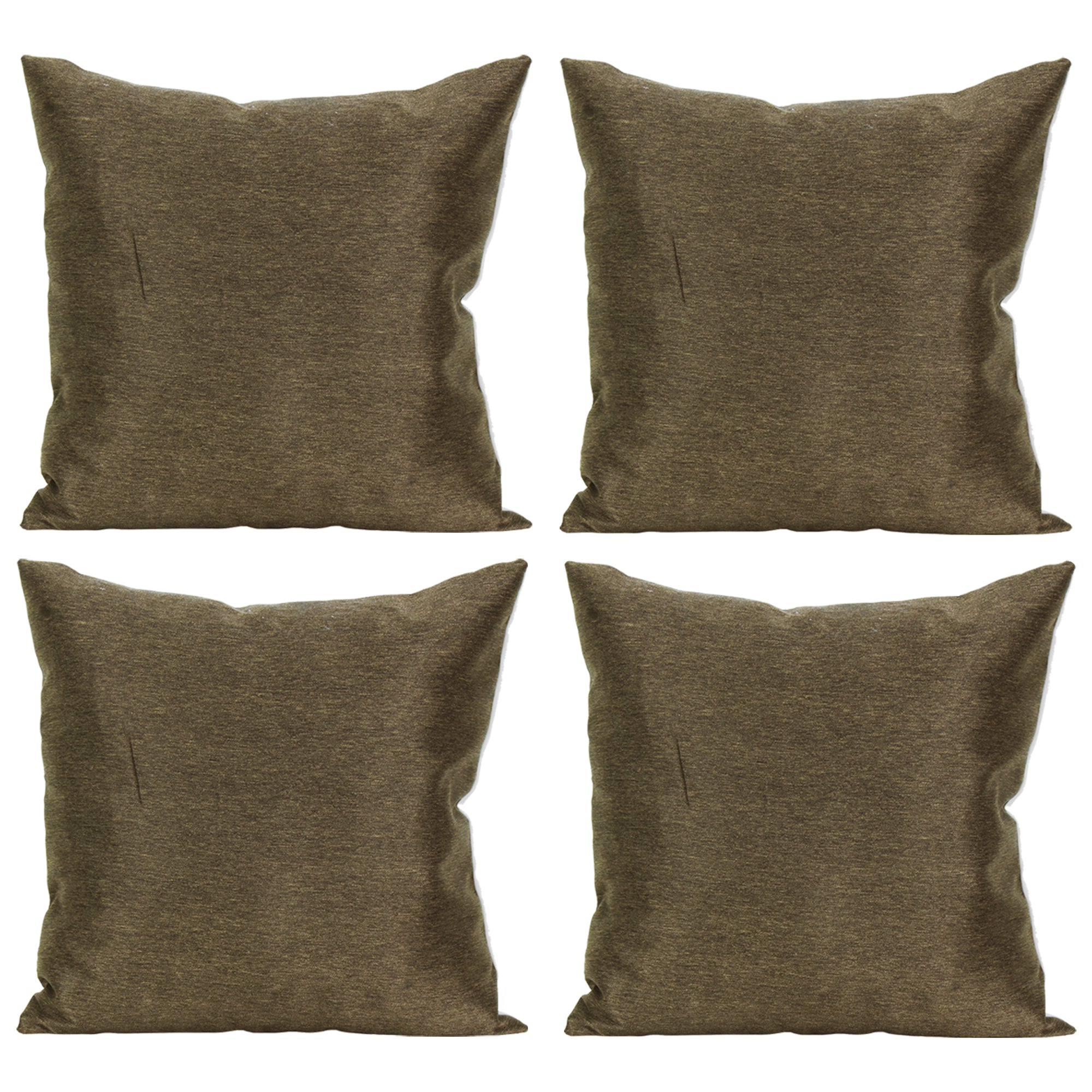 ALEGRA CUSHION COVERS 16 x 16 - WOOD COLOR
