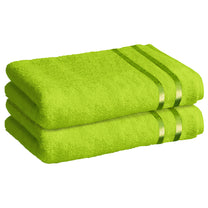 Story@Home 2 Units 100% Cotton Ladies Bath Towel - Green